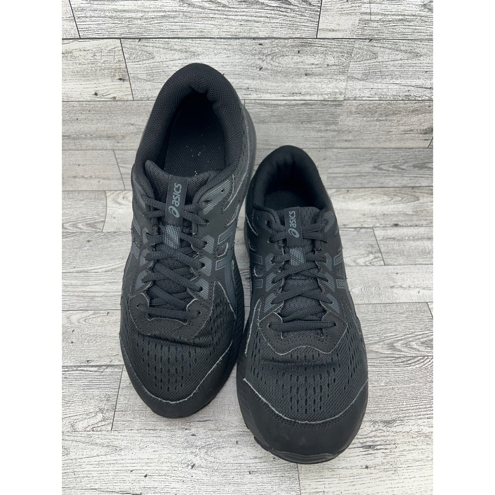 ASICS Gel Contend 8 Black Running Shoes Athletic Sneakers Men's Size 8.5
